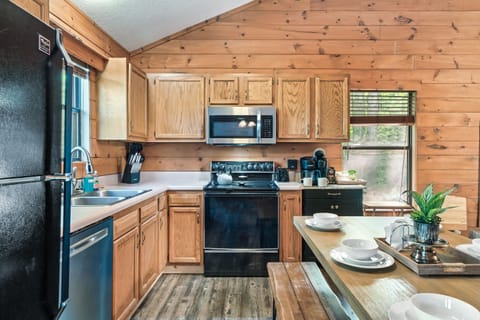 A full kitchen for your meals at home