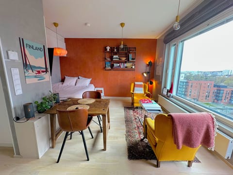Enjoy our 33 m2 studio with all its facilities and amazing views