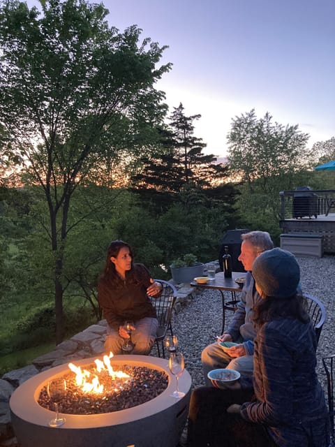 Enjoy your own firepit and BBQ grill