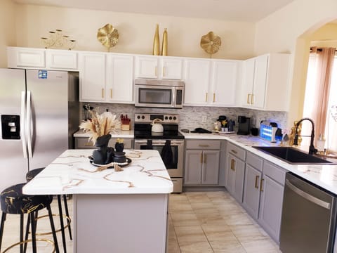 Modern fully equipped kitchen