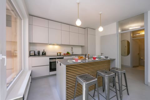 Kitchen and dining area