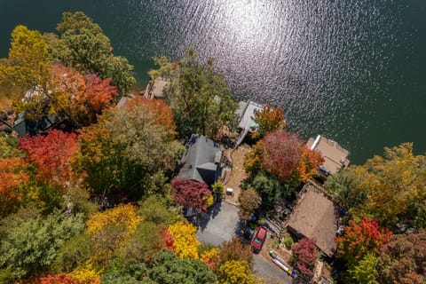 Overhead aerial shot.