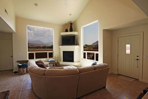 views from living room