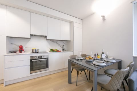 Kitchen and dining area