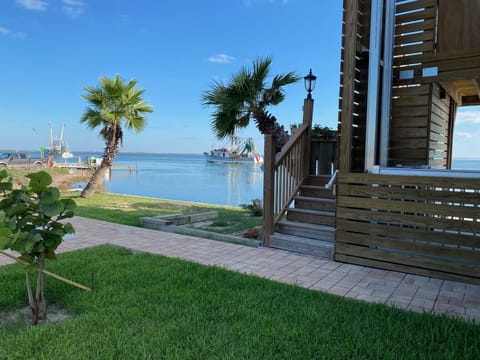        - Bay Dock Cottage-
Shrimpers are retuning from Sea