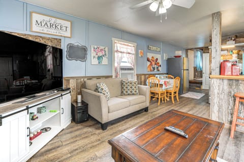 Buchanan Dam Vacation Rental | 1BR | 1BA | 500 Sq Ft | 1 Step to Enter