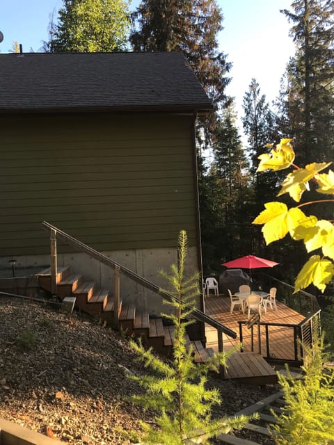 Stairs to access Guest House.