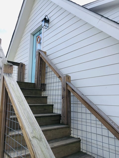 Stairs to loft apartment