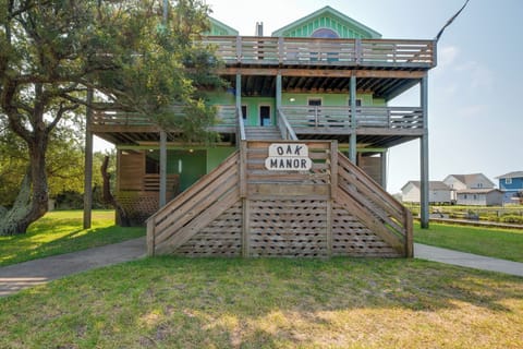 Hatteras Vacation Rental | 3BR | 2.5BA | 1,800 Sq Ft | Stairs Required