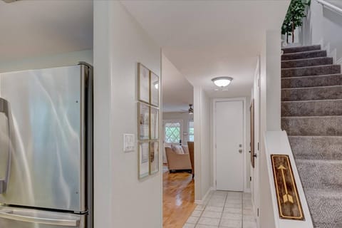 Up the stairs for great slumber and relaxation!