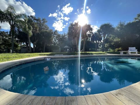 Pool- with salt water system 