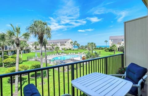 Balcony view.  