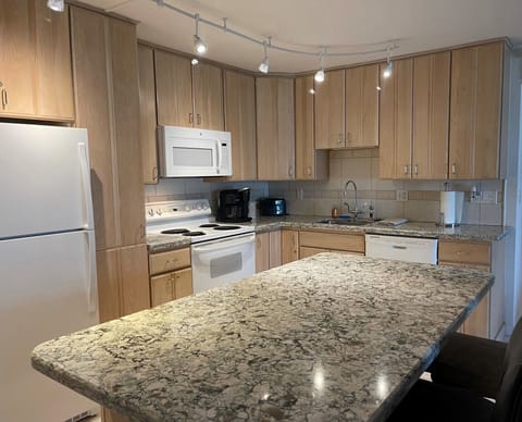 Large Island and fully equipped kitchen