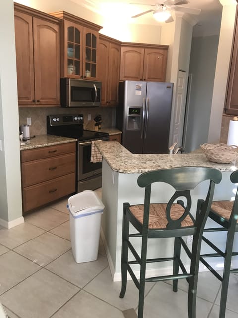 Kitchen view from breakfast bar.