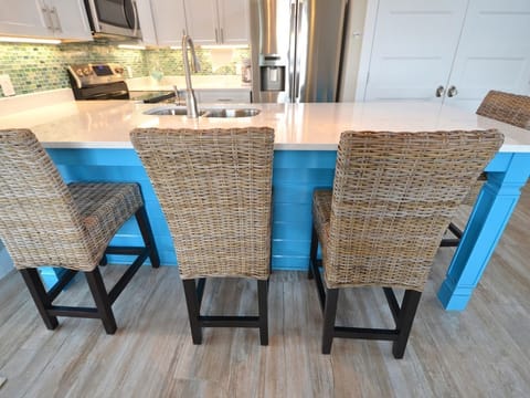 Comfortable bar seating