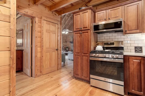New Appliances complete this Modern Farmhouse Kitchen