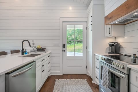 Airy kitchen is fully stocked for your stay!