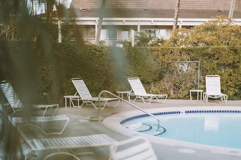 Stretch out poolside on loungers and enjoy the sunshine.