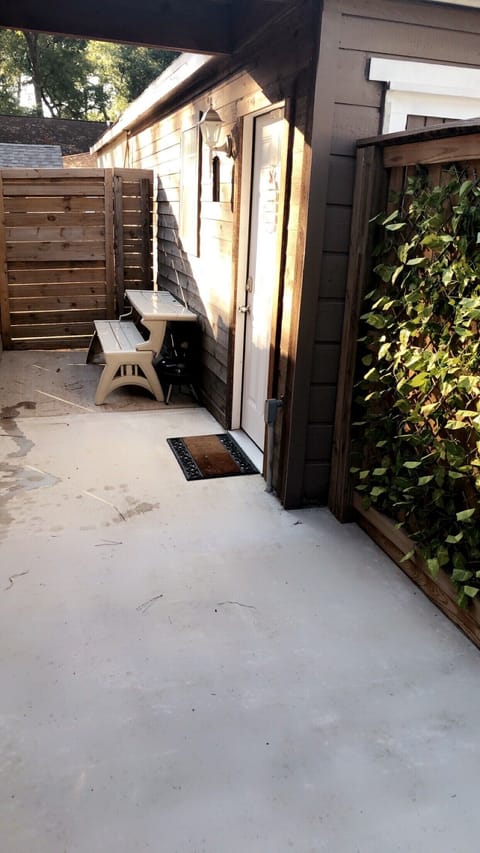 Private patio 