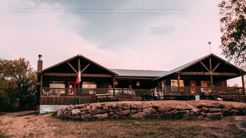 Picture of Cabin C + D facing the river taken by a previous guest