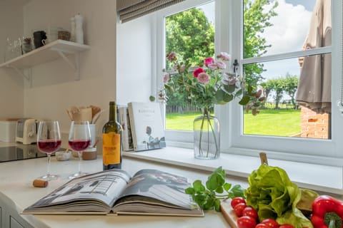 Ground floor: The kitchen overlooks the garden