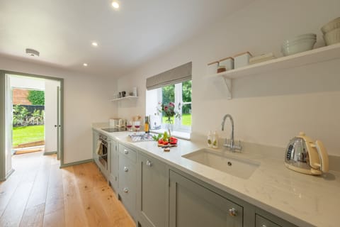 Ground floor: Quality finish in the bespoke kitchen