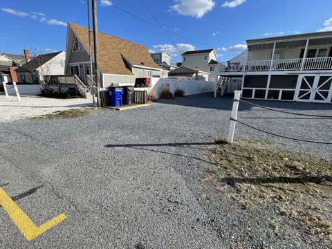 Large private driveway for Unit 3