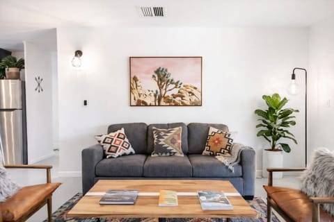 Lounge area perfect for relaxing after exploring Joshua Tree
