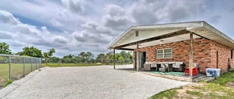 Private patio off Studio