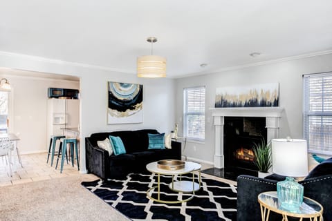 Stylish, but comfy living room