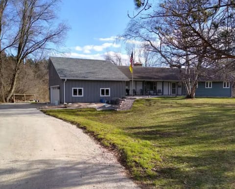 Front of home and driveway