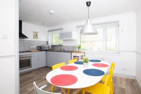 Your kitchen and dining area.