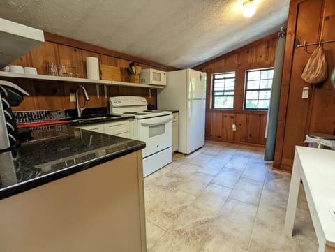 Fully stocked kitchen