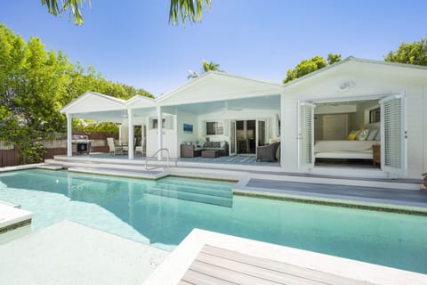 3 french doors leading to your outdoor paradise.