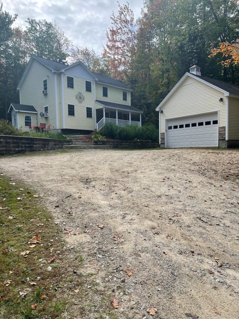 Outside of home and driveway