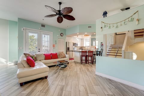 Living Room | Free WiFi | Central A/C | Access to Balcony | Smart TV w/ Cable