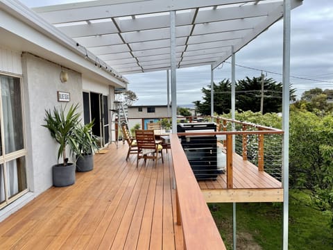 Newly renovated deck area