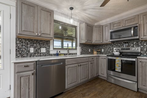 Lake view from the kitchen window 