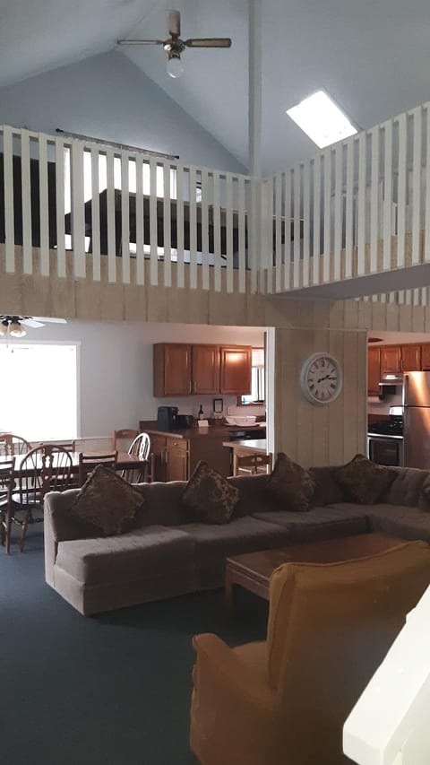 Living Room, Dining Room and Loft