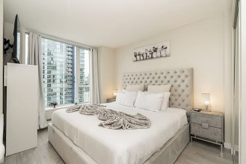 Master Bedroom with 55”  Smart TV