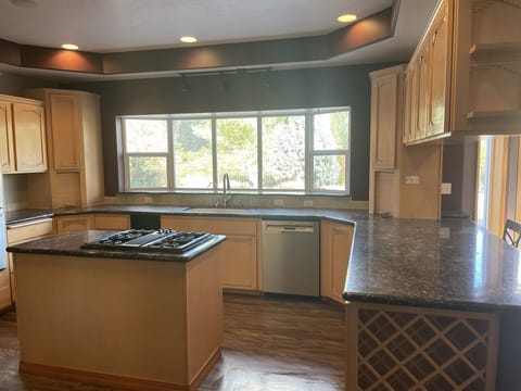Granite counter kitchen