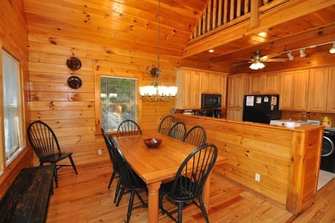 Open Dining and Kitchen Area