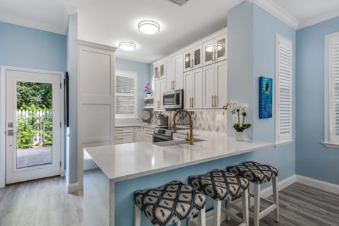 Pull up a stool and watch the chef!