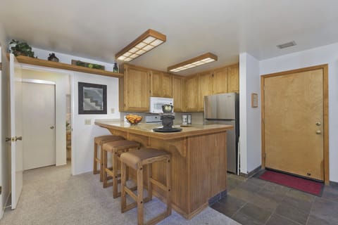 Kitchen and front door