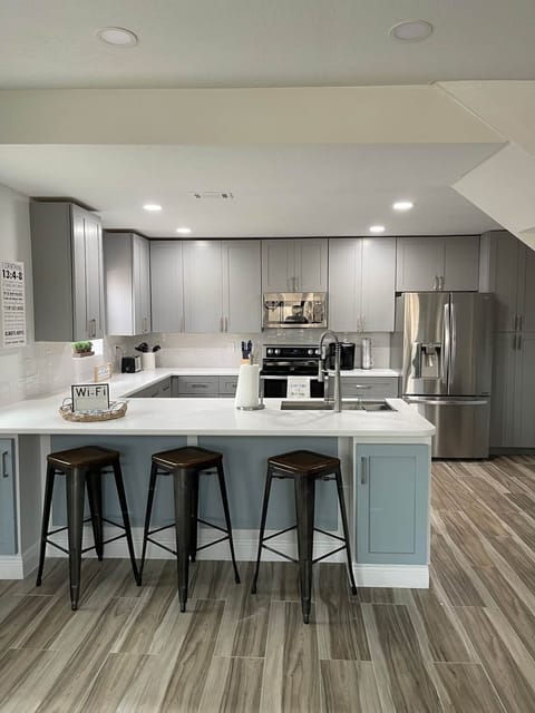 Kitchen and Bar Area 