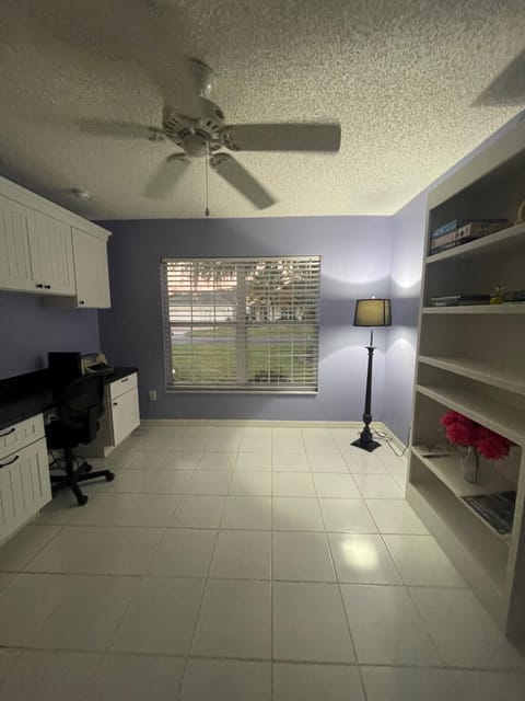 Private Office with Desk and Printer/Extra Blow up Queen Bed and Closet