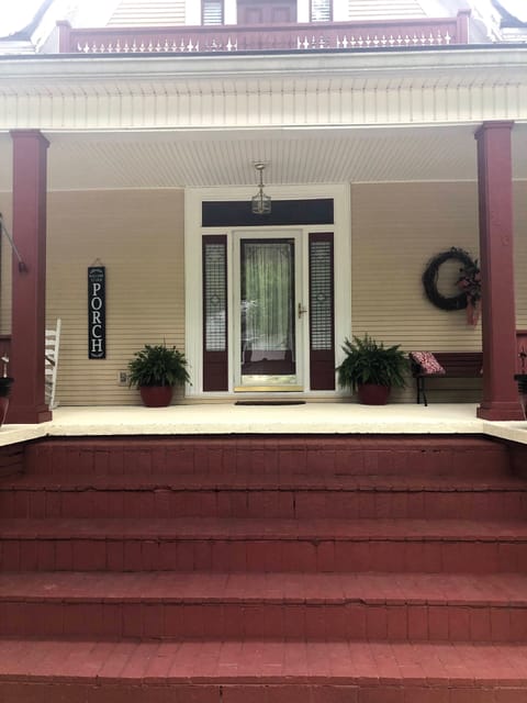 Front steps and Door