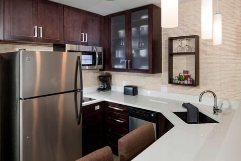 Kitchenette. Interior and views may vary based on location and availability.