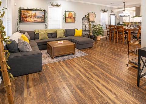 Beautiful Gathering space for the whole group to hang out and enjoy their stay