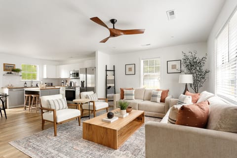 Open Concept Living Room and Kitchen